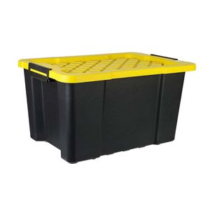 Caja Expressions Heavy Duty 63X43X34Cm Negro 60 Lt Plastico Tg59804