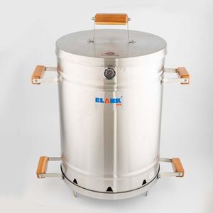 Asador Clark Barril Mediado 60X68X40Cm Acero Inoxidable Brinox-