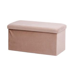 Puff Expressions Plegable 34X68X34Cm Beige Tela Ge10E00081