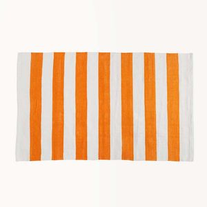 Tapete Expressions Outdoor Stripes 126X75Cm Naranja 100% Polietil