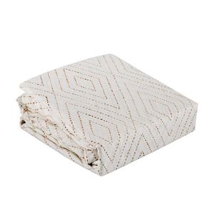 Juego Sabanas Expressions Geometric 150H Sencillo Taupe 100% Algo