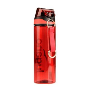 Botella Lugano Rojo 650 Ml Plastico Db-1322