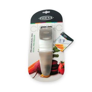 Pelador Dual Press Profesional Acero Inoxidable 76200