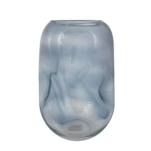Florero Concepts Crystal Blue 15X26X15Cm Azul Vidrio 455-351203