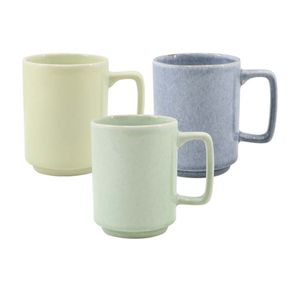 Mug Taza Expressions Multicolor 340 Ml 3 Ud Ceramica 92E-068-101