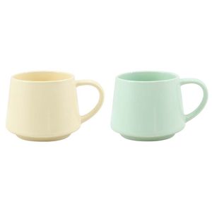 Mug Taza Expressions Multicolor 360 Ml 2 Ud Porcelana 41F-002-84