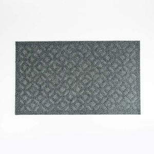 Tapete Dib Entrada Aarhus 75X45Cm Gris 70% Poliester 30% Pvc F