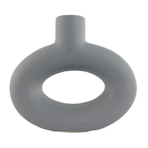 Florero Concepts Jade Collection 6X13X13Cm Gris Dolomita 445-56