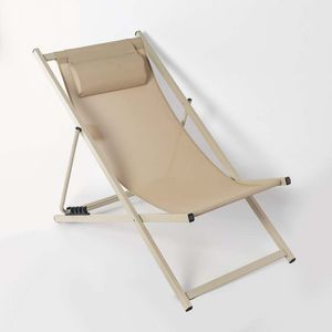 Silla Exterior Ubl Plegable 61X81X100Cm Beige Acero Of0000004A
