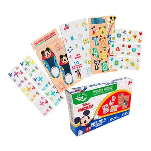 Juego Didactivo Ronda 5En1 Mickey 32X20Cm Madera 12594