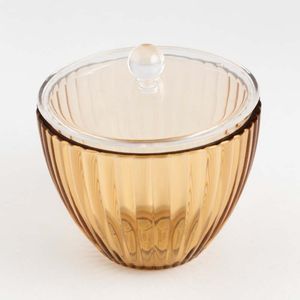 Algodonera Expressions Cristal Ocre 12X12Cm Plastico 70495Tx-0002