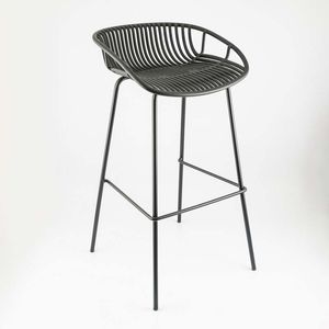 Silla Bar Expressions Fija Marcel 46X90X48Cm Negro Polipropileno