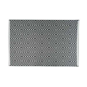 Tapete Outdoor Toskana 120X180Cm Negro Polipropileno 700-02585