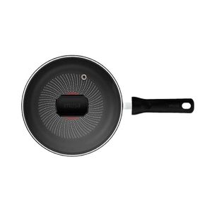 Cacerola Con Tapa Imusa Hardtitan 16 Cm Negro Antiadherente 58610