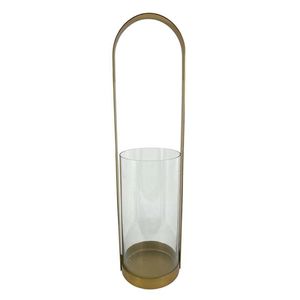 Farol Arco Concepts Sweet Mocca 10X45X10Cm Dorado Vidrio 429-5