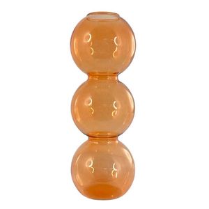 Florero Dot Concepts Sweet Mocca 6X15X6Cm Cafe Vidrio 567-6802