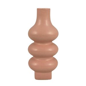 Florero Mich Concepts Sweet Mocca 7X22X7Cm Rosa Porcelana 438-