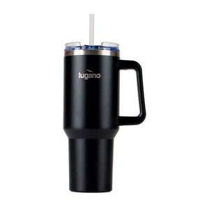 Vaso Lugano Blizzard Negro 1200 Ml Acero Inoxidable Bv066-Qf18