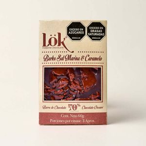 Chocolate Lok 70 Cacao Tableta 60 Gr Sal Marina 7971