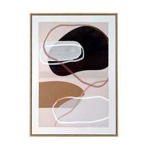 Cuadro Concepts Abstracto Monocromia 50X70Cm Poliester 530-42364