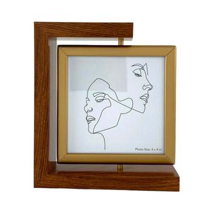 Portaretrato Concepts 4*6 Monocromia 146X128Mm Caqui Polietileno