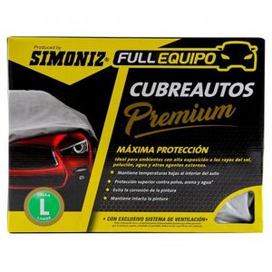 Cubreauto Simoniz Premium L 474X200X186Cm Gris Pol