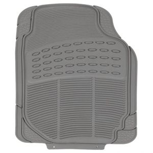 Tapete Car + Universal 3 Pz Gris Pvc Pcont30