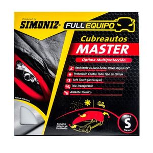 Cubreauto Simoniz Master Covert S 428X203X158Cm Negro Poliester