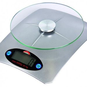 Gramera Digital Bene Casa Plateado 5 Kg Plastico Bc_98520