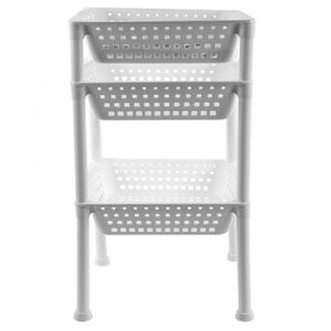 Organizador Sanremo 3 Niveles 40X12X31Cm Blanco Plastico 10101