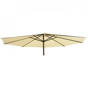 Parasol Camping Clark 130X270X130Cm Beige Poliester Su_T101_B
