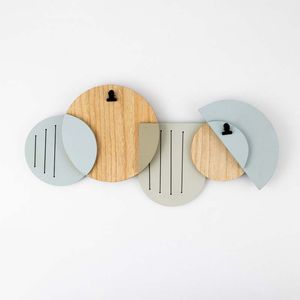 Placa Decorativa Concepts Crystal Blue 2X26Cm Gris Mdf 454-1910