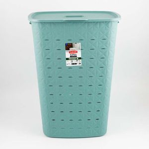 Cesta De Ropa Curver Softex Azul 56 Lt Plastico 258700