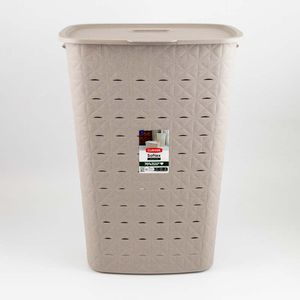 Cesta De Ropa Curver Softex Taupe 56 Lt Plastico 258699