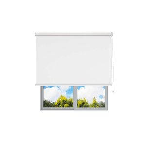 Cortina Enrrollable Blackout 160X180Cm Blanco Pvc Rm1639