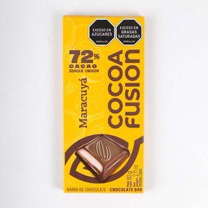 Chocolate Cocoa Fusion 72 Cacao 60 Gr Maracuya Barra1069