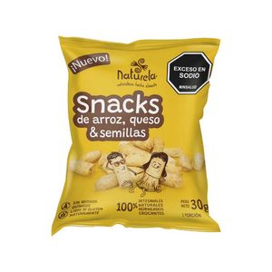 Snacks Arroz Naturela Semillas 30 Gr Queso Pt288