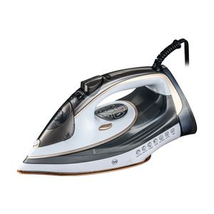 Plancha Horizontal Nuo Home Suela Anodizada Blanco Negro 1200 W E