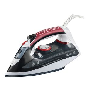 Plancha Horizontal Nuo Home Suela Ceramica Rojo Negro 1200 W Ei88