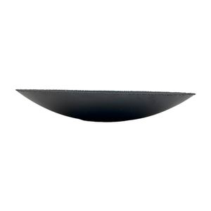 Centro De Mesa Concepts Oval Mali 41X6X41Cm Negro Metal 429-82007