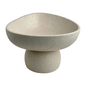 Centro De Mesa Concepts Mali 28X18X27Cm Blanco Poliresina