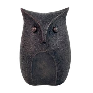 Figura Deco Concepts Buho Mali 13X19X11Cm Gris Poliresina