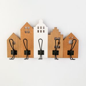 Perchero Pared Expressions 48X5X10Cm Madera Acero Ge10G00036