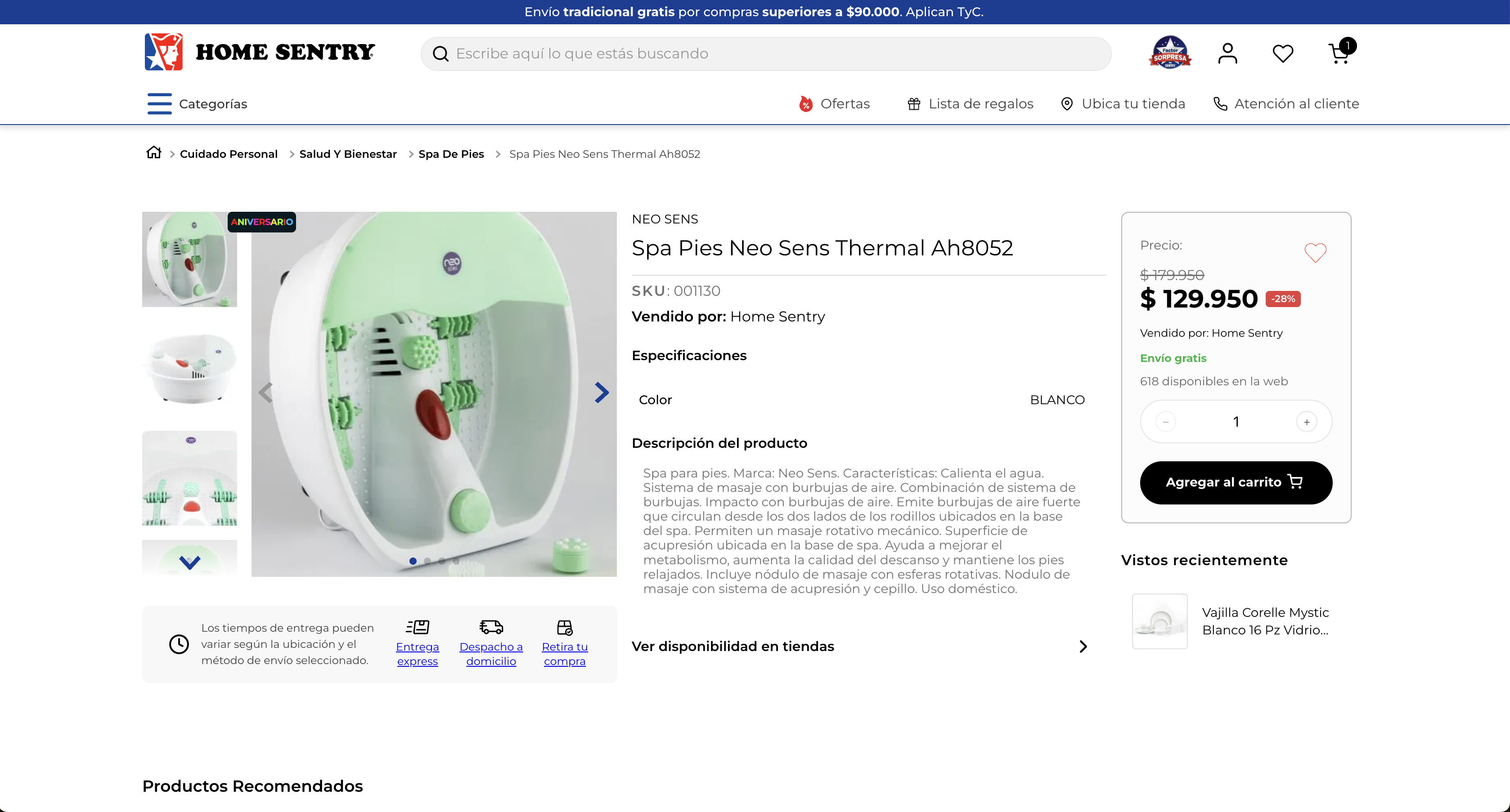 Paso 2 - Revisa especificaciones